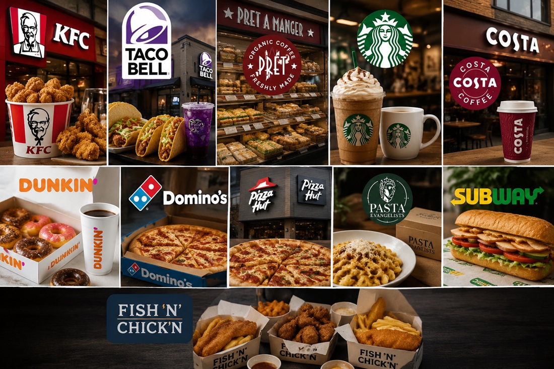 Quick-service restaurant brands supported by Winprotech