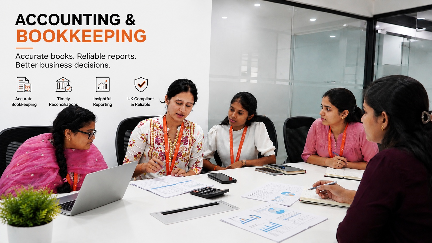 Winprotech accounting and bookkeeping professionals at work