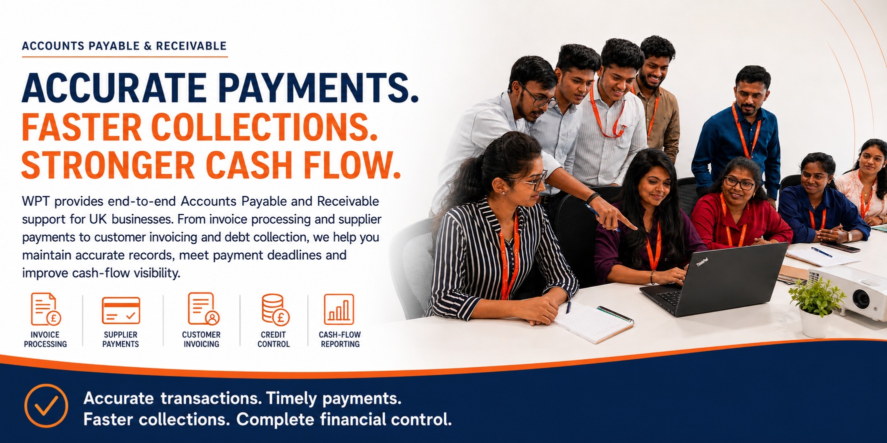 Winprotech accounts payable and receivable processing
